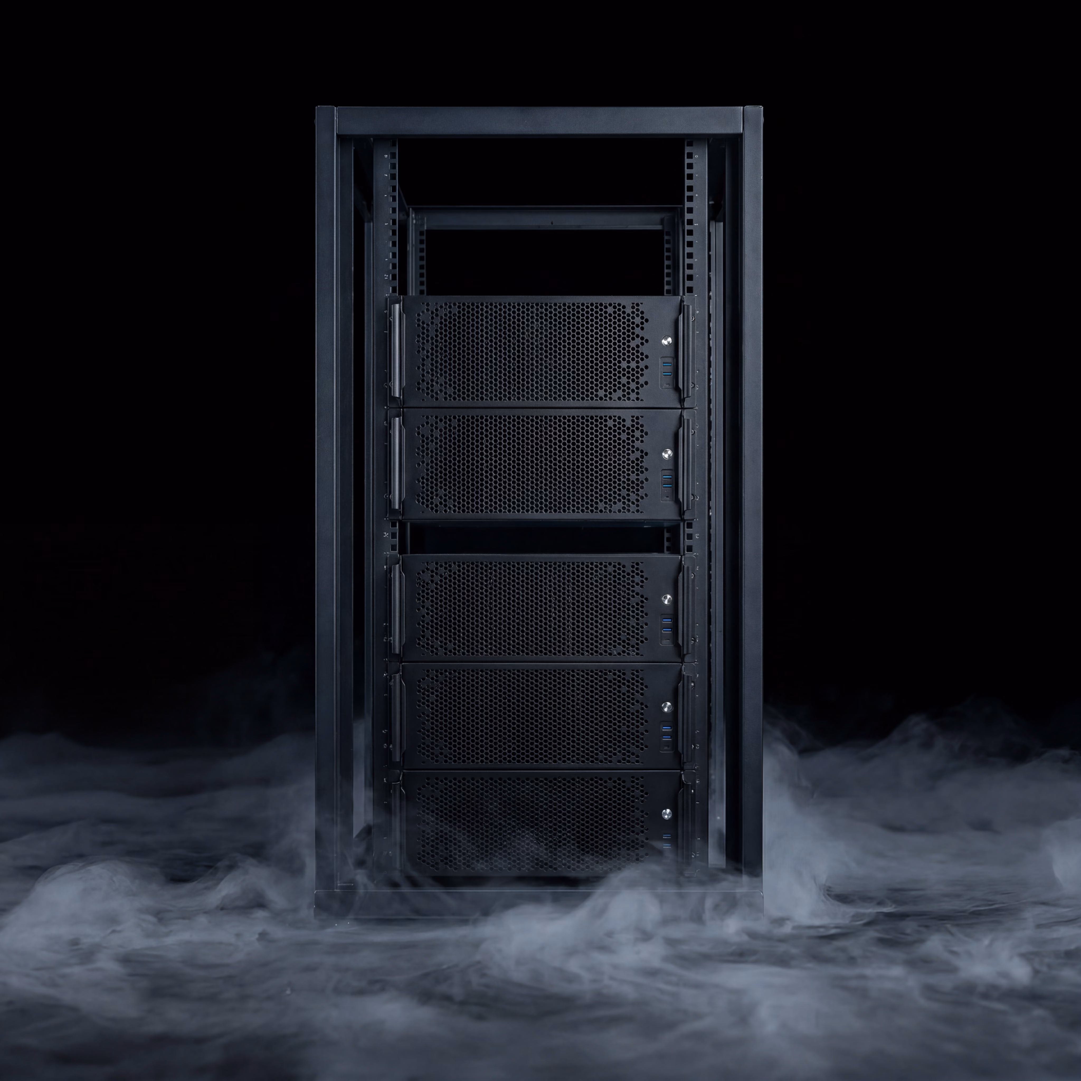 Locai server rack, view 3