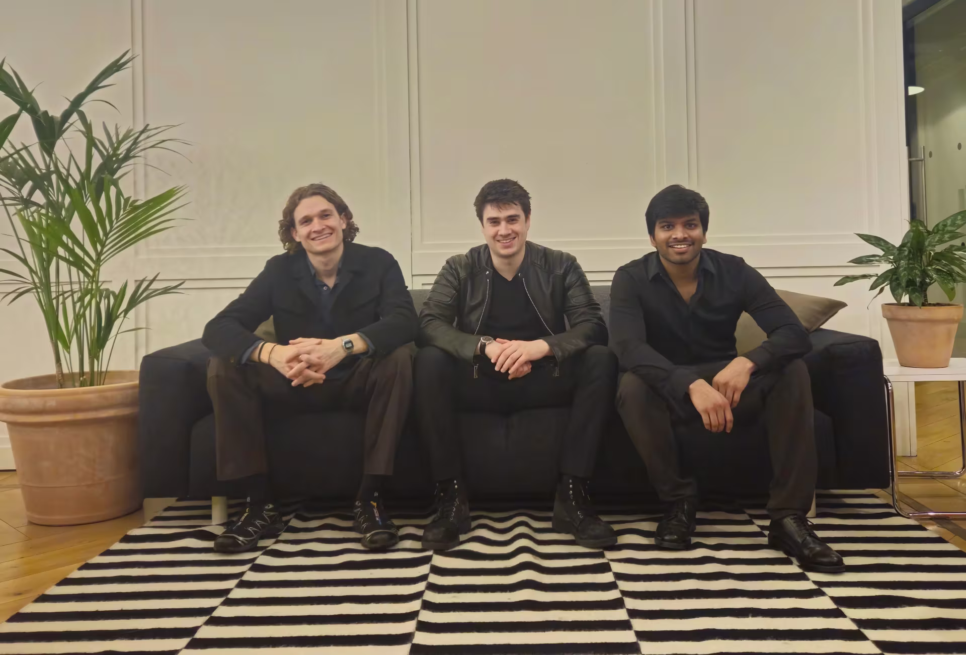 The founders of Locai Labs - George Drayson, James Drayson, and Sujith Aleshwaram