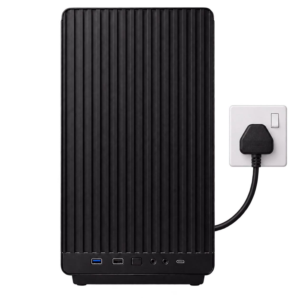 Locai One plugged into a standard wall socket